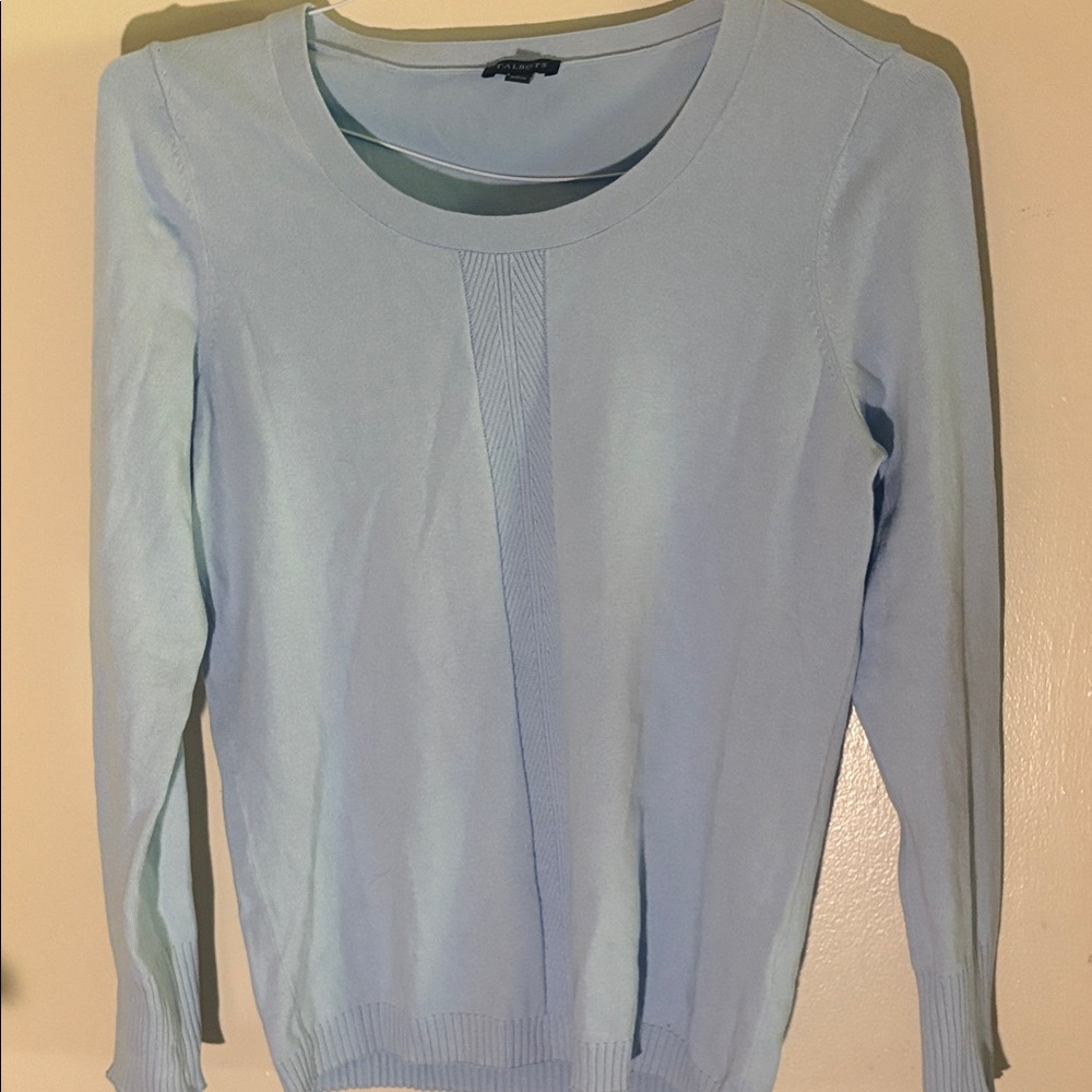Light Blue Women’s Sweater - Talbots sm